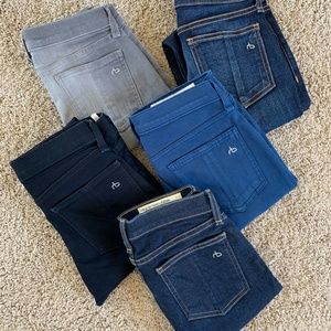 (6 Pairs) Rag & Bone Jeans- Size 24